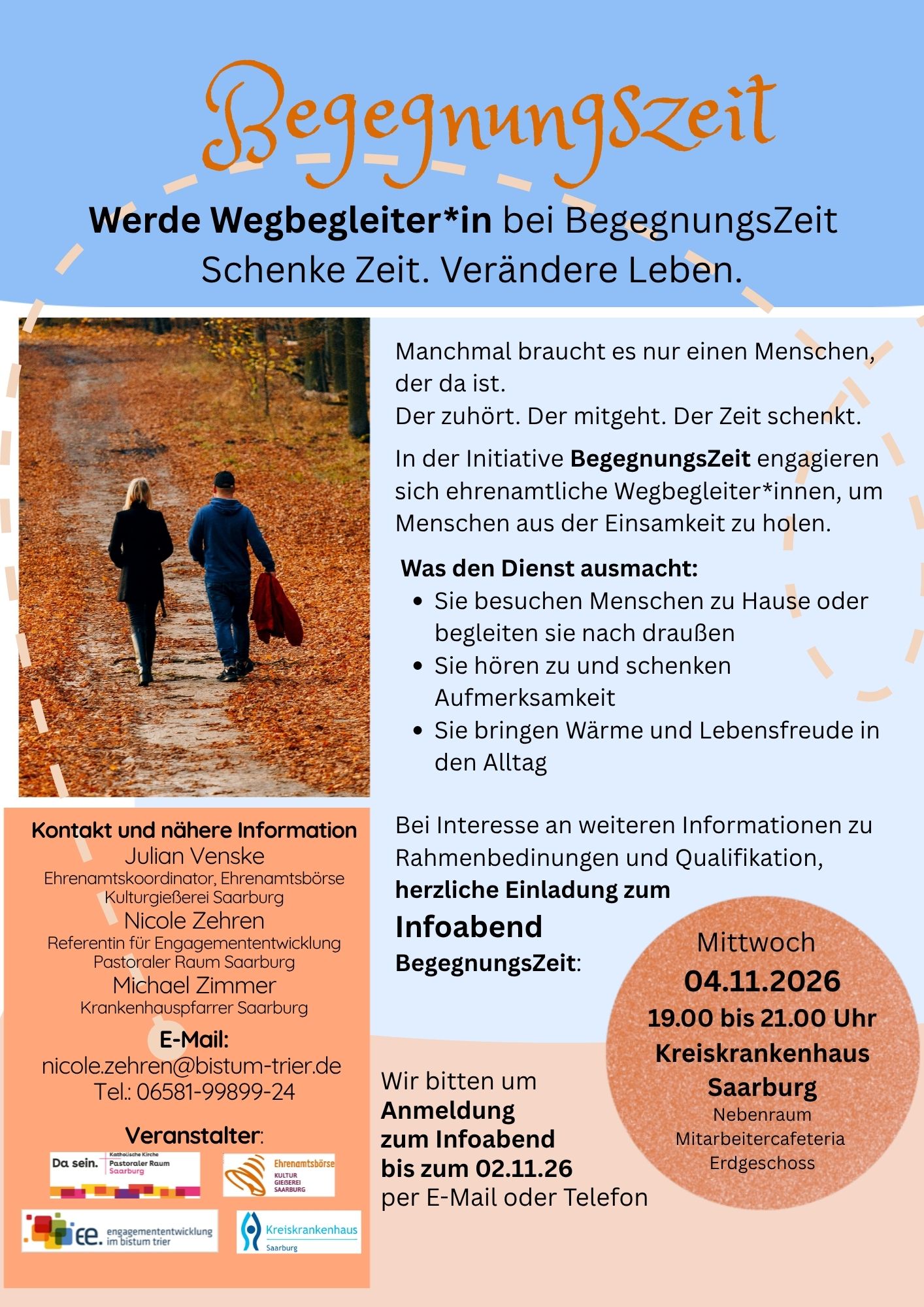 Begegnungszeit Flyer