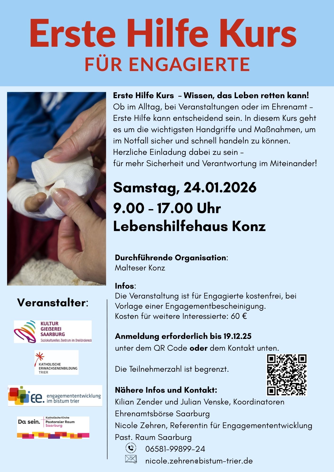 Erste Hilfe Kurs 2026