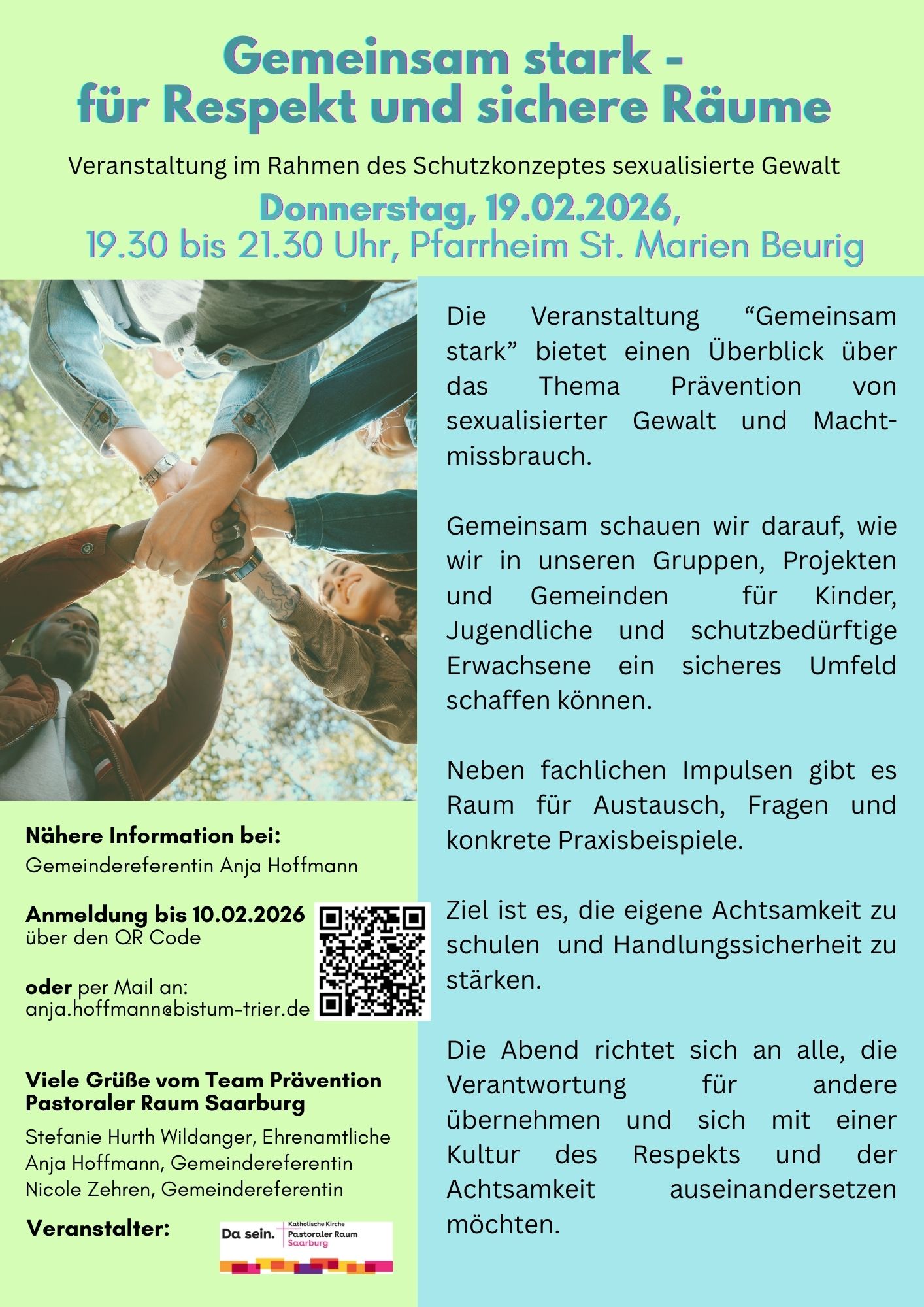 Flyer Gemeinsam Stark
