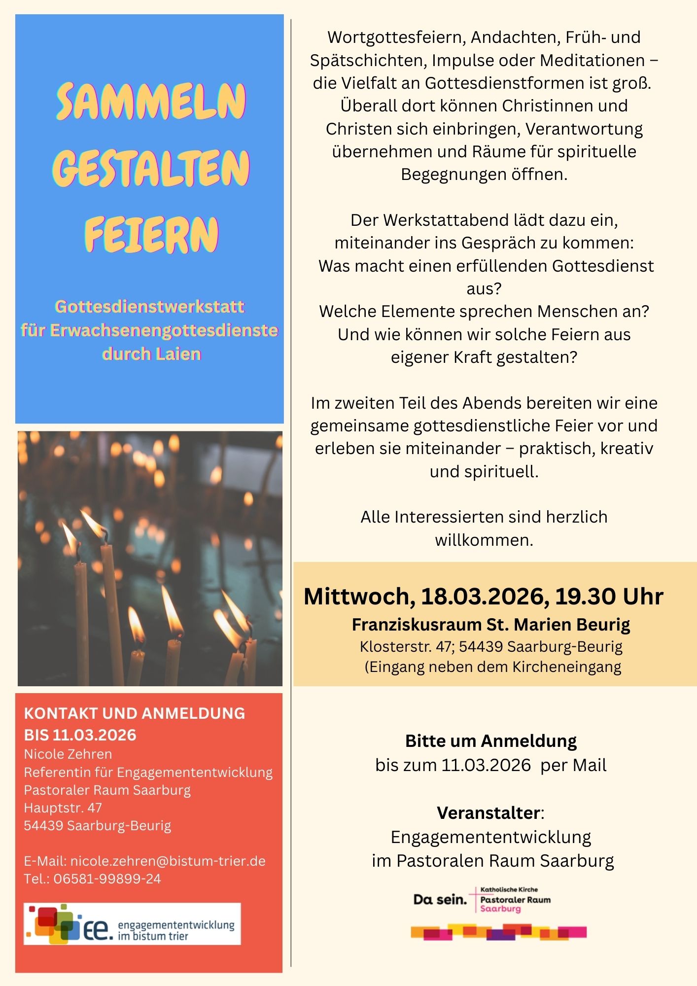 Flyer Gottesdienstwerkstatt