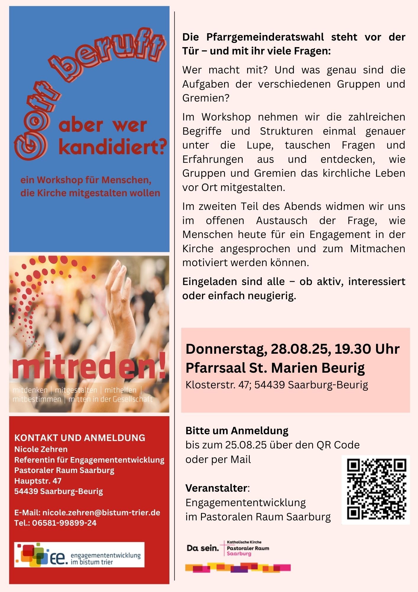 Gott beruft aber wer kandidiert