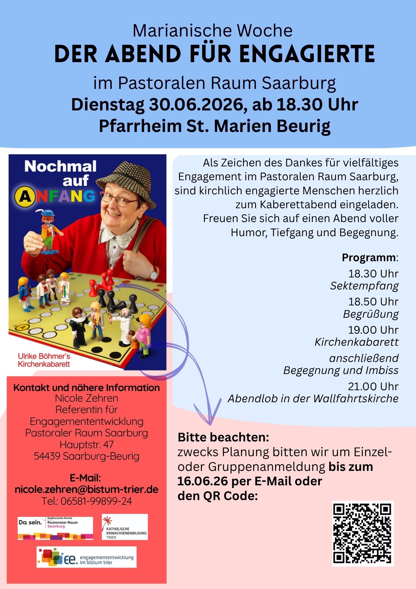 Plakat Der Abend für Engagierte