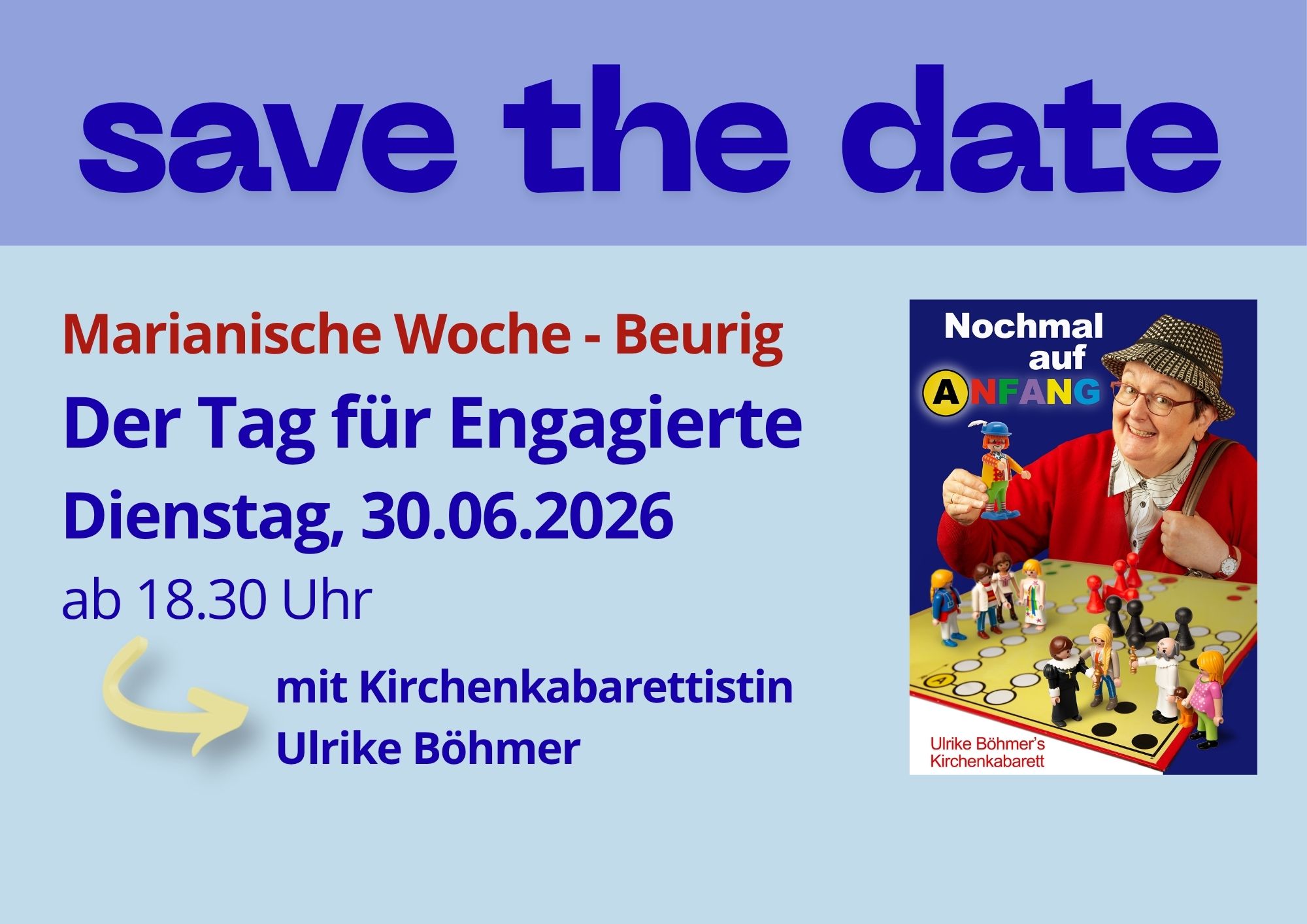 Save the date Der Tag für Engagierte 30.06.2026