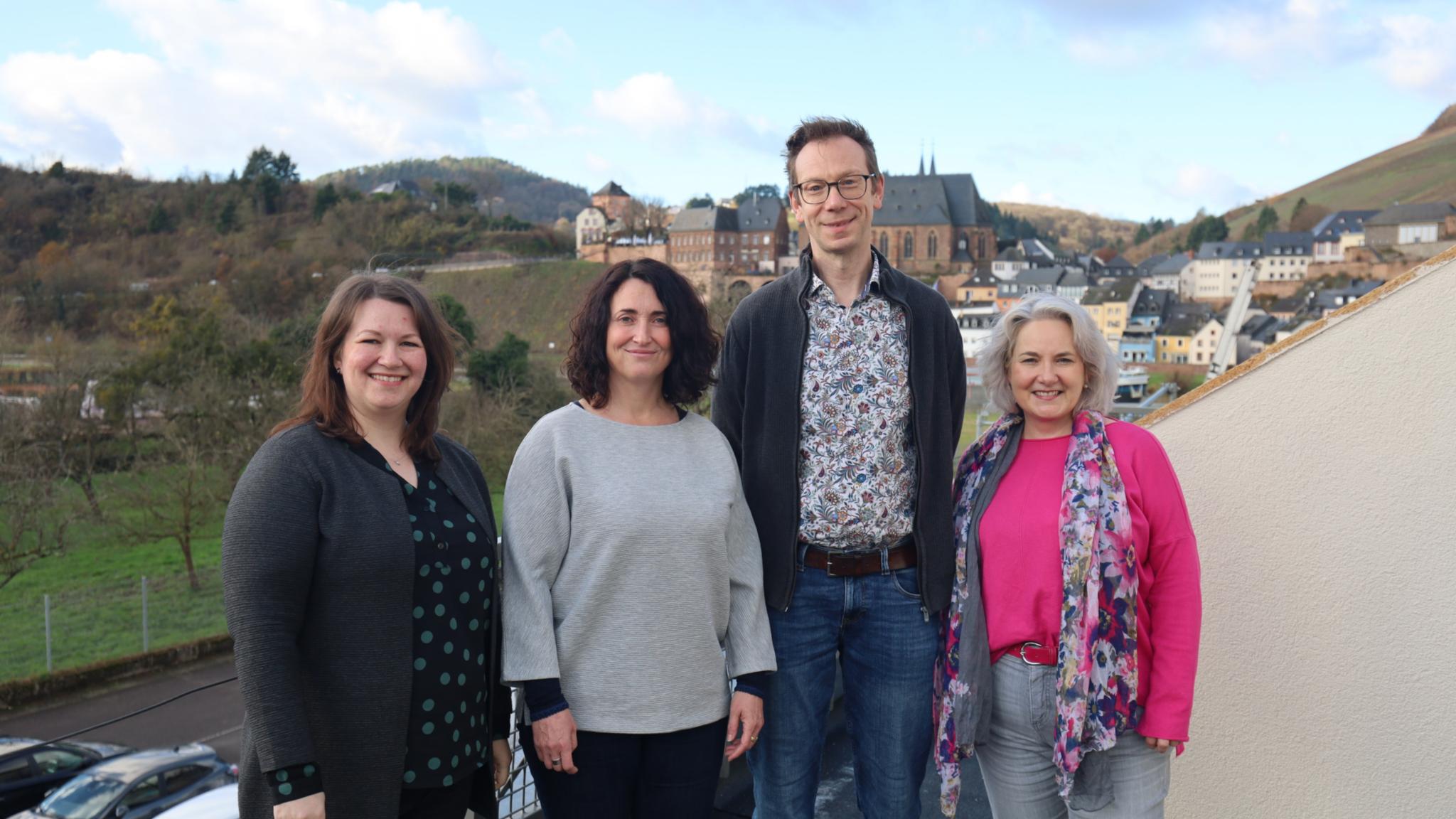 Olga Hermann, Melanie Backes, Dr. Volker Grüsgen und Tanja Herz (vlnr.) vom Team der Lebensberatung Saarburg